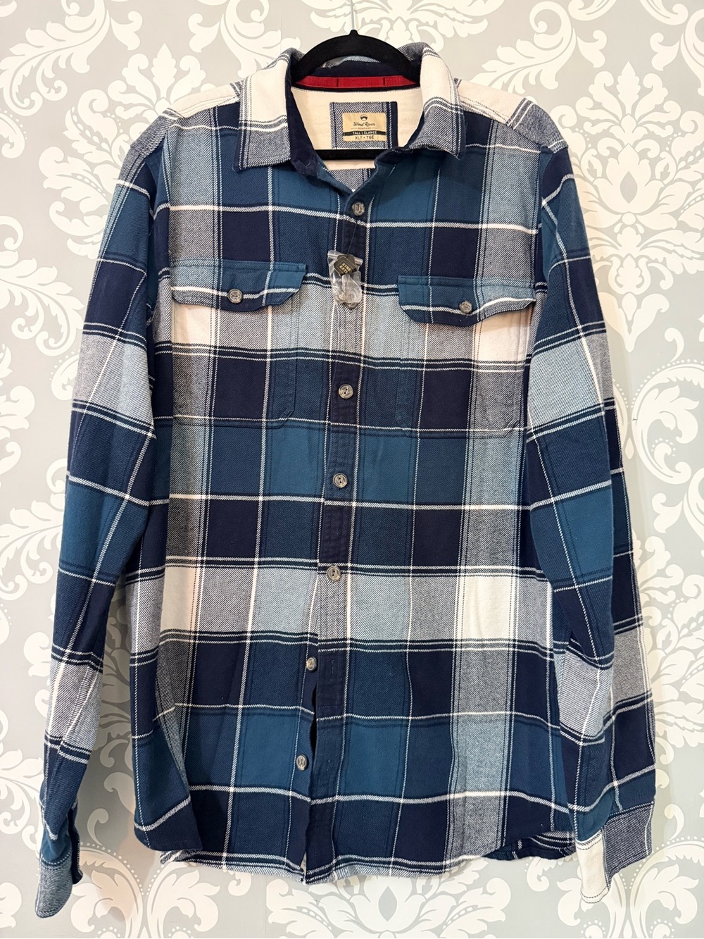 💫2/$25 • Wind River Heritage Plaid Flannel Stretch Button Down Shirt